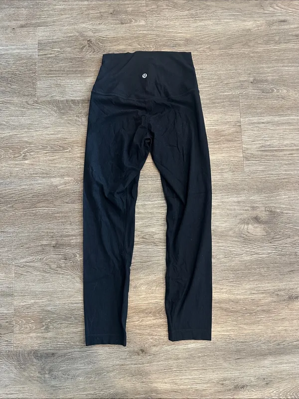 Lululemon Ribbed Align Leggings in Black - Image 2