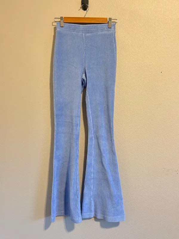 Aerie Groove-On Velour High Waisted Flare Pant XS - Image 3