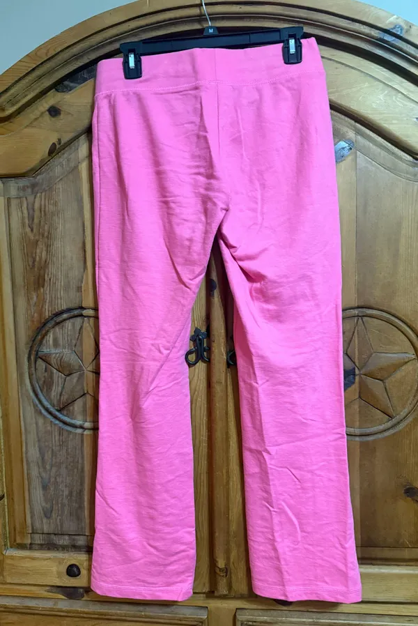 Pink wide leg low rise cotton pants #cottonlove - Image 2