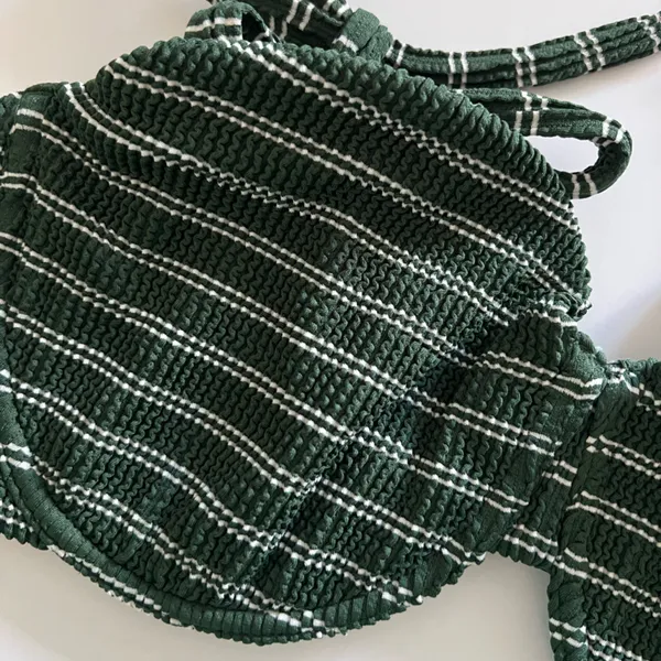{Abercrombie & Fitch} Brand New Curve Love Tie-Strap Underwire Bikini Top - Image 8