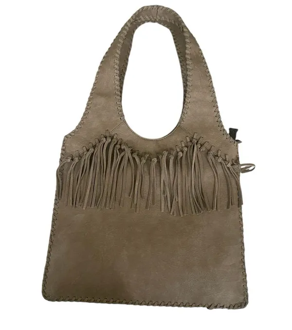 Trinity Ranch fringe‎ Concealed Carry Hobo Bag-Khaki EUC Gently used - Image 4