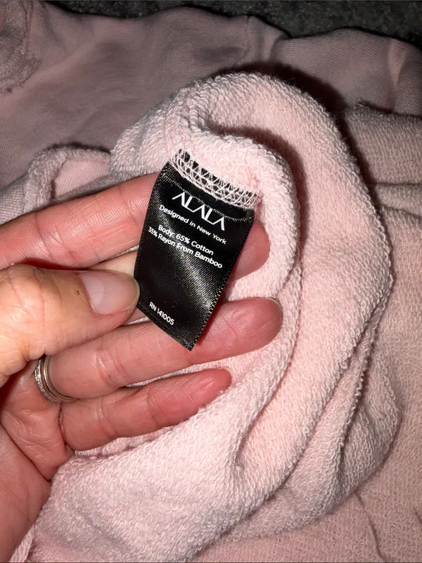 Alala Light Pink Distressed Sweatshirt - Image 7