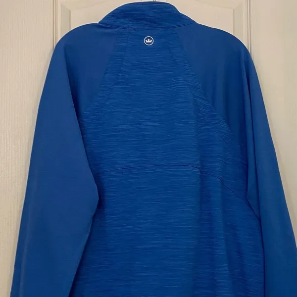 Peter Millar Vista‎ Hybrid Full Zip Golf Jacket Sailor Blue XXL NWT - Image 8