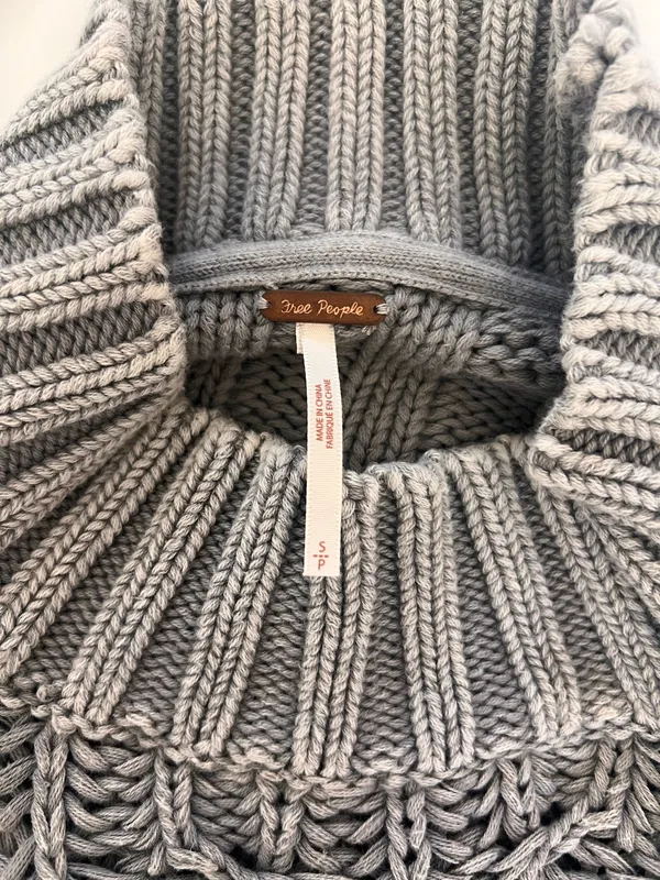 Free People Sweater Knit Oversized - Image 3
