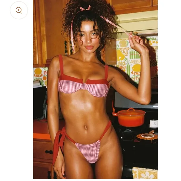 BNWT Sundaze Brunch Parker Adjustable Bikini Bottom Size Large - Image 3