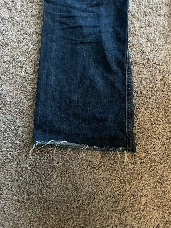 High Rise Wide Leg Jeans Size 4 - Image 5