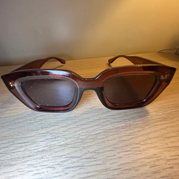 Brown Square Sunglasses - Image 8