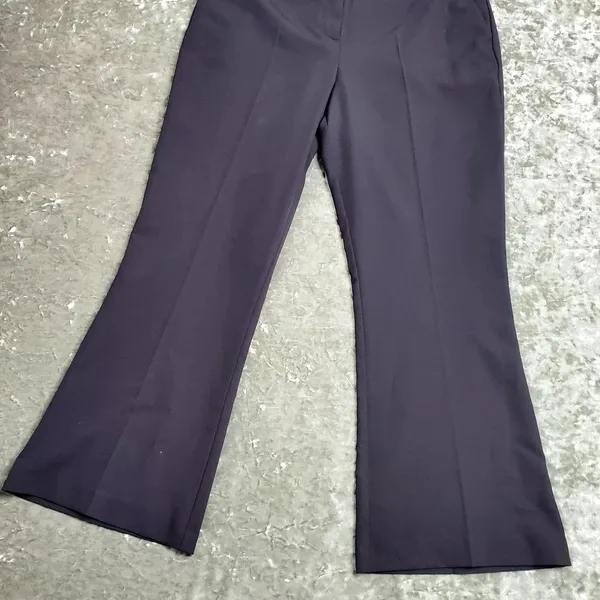 Topshop Black‎ Flare Slacks - Image 2
