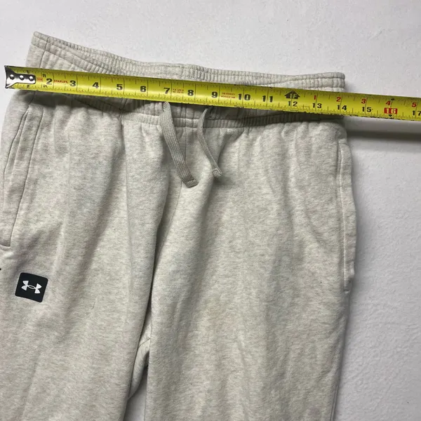 Under Armour Sweatpants Unisex MediumGray Athletic Joggers Stretch Gym Cold Gear - Image 3