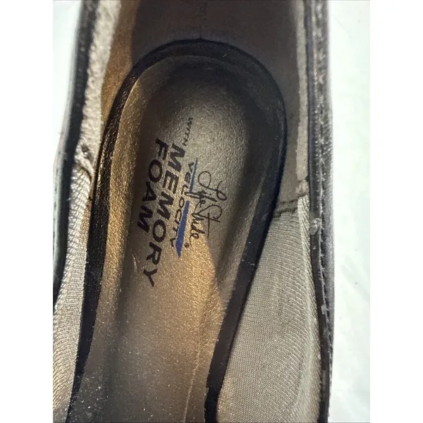 Life Stride Comfort Wedge Shoes Women's 7.5 M Black Dress Shoe Pump - Image 14
