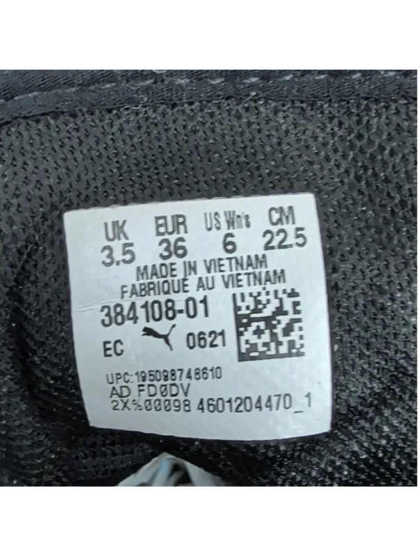 Ladies' Puma Kaia Black Platform Sneakers US 6 - Image 2