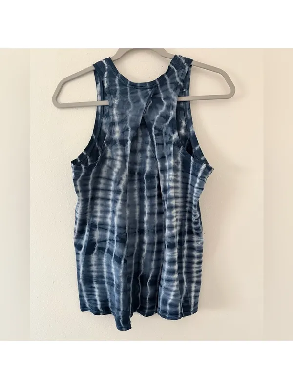 Lululemon All Tied Up Retro Eco Aesthetic Fly Away Tank Cotton Tie Dye 4-6 small - Image 6