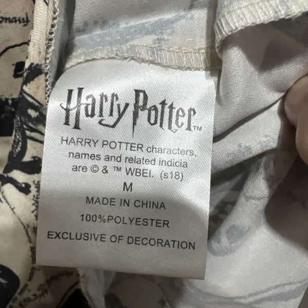 Harry Potter Women's Bioworld Graphic Print Spaghetti Cami Top M - Image 3