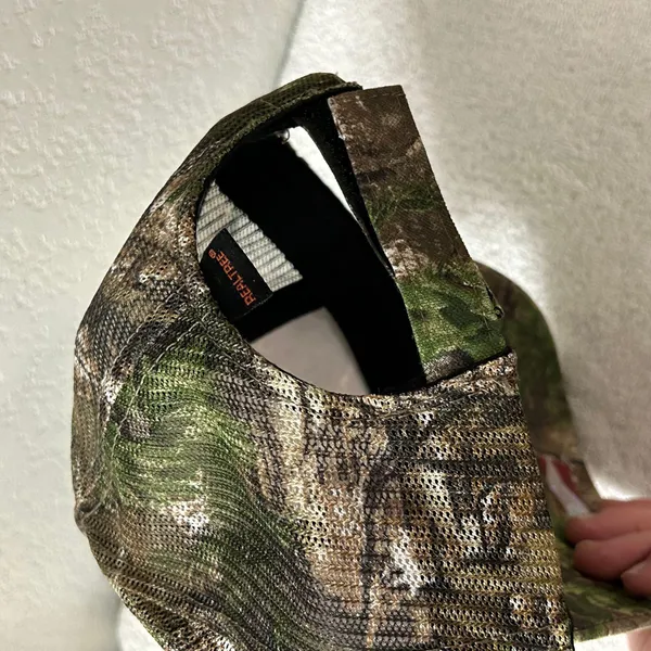 National Collegiate Athletic Association Kansas State Wildcats Realtree Mossy Woodland Camo Mesh Strap Back Hat Cap - Image 6