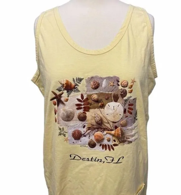 Vintage Destin, FL Graphic T-Shirt/Cover Up Dress - Image 2