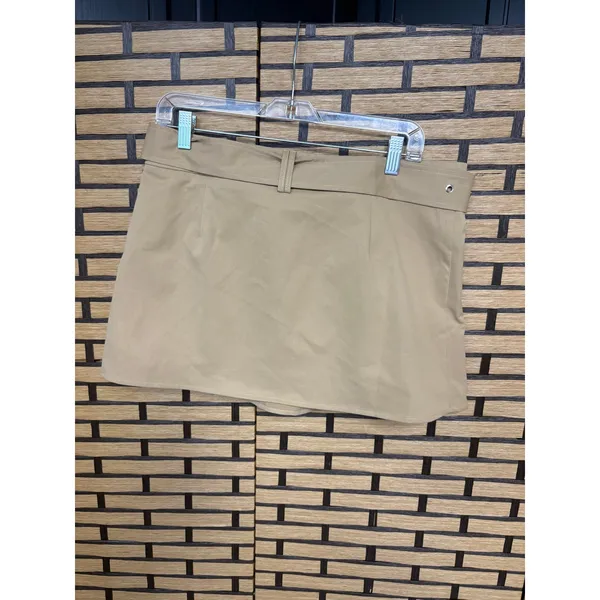 Princess Polly Khaki Belted Skirt Size 8‎ - Image 2