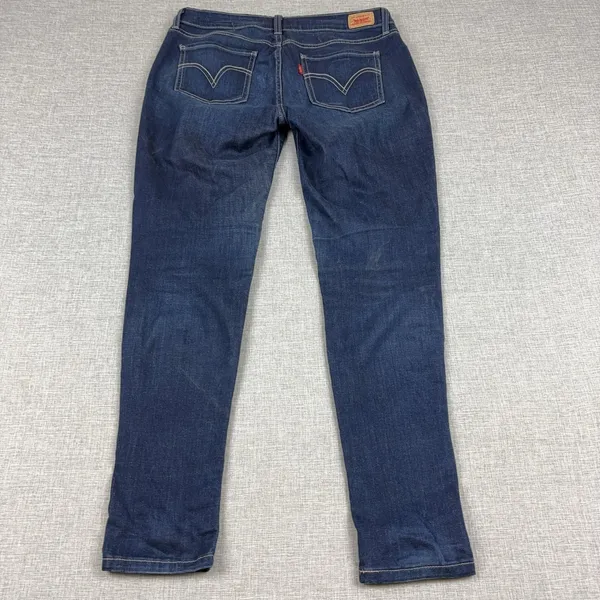 Levi's Jeans Womens 11 M Blue Medium Wash Slim Jegging Stretch Denim 5-Pocket - Image 11
