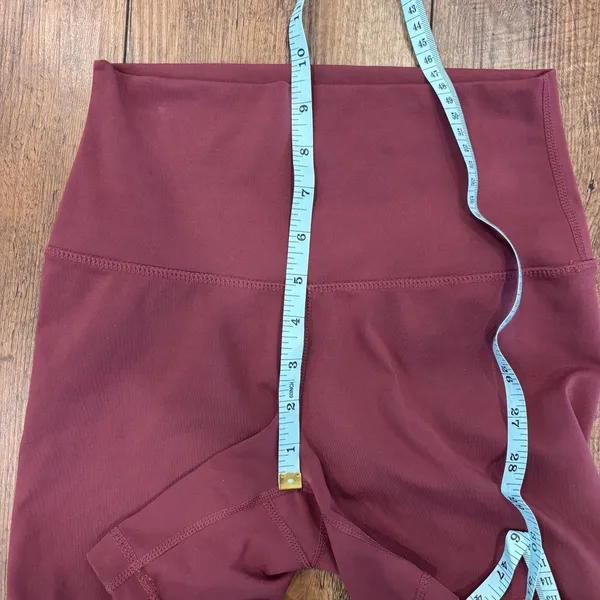 Yogalicious Hi Rise High Waist Legging Biker Shorts Women's Small Mauve $48 - Image 5