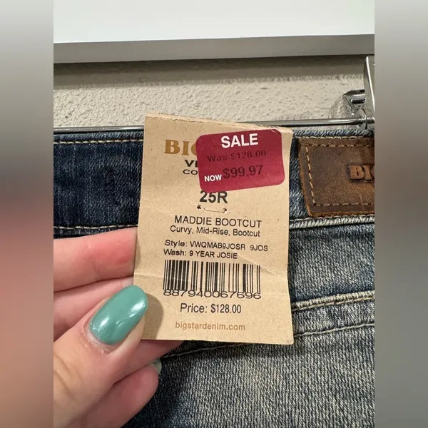 Buckle NWT Big Star Maddie Bootcut - Image 4