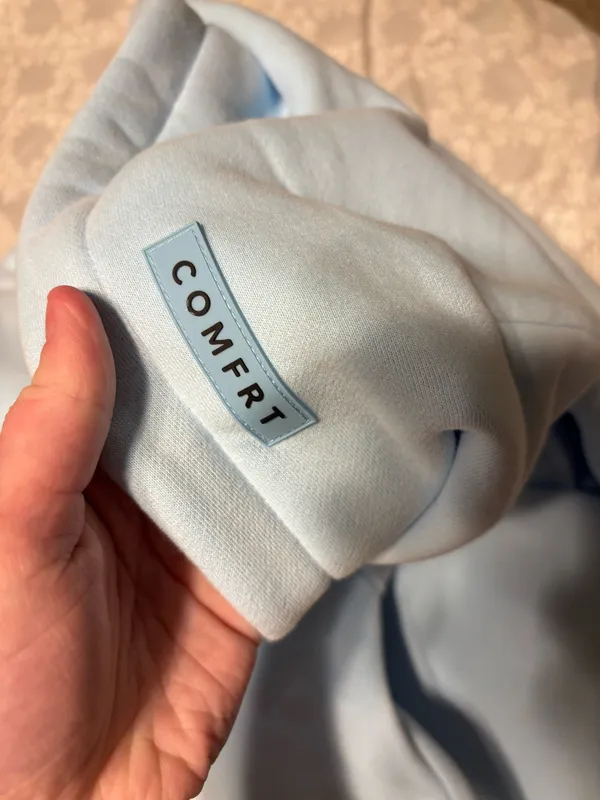 Comfrt Hoodie in Baby Blue - Image 8