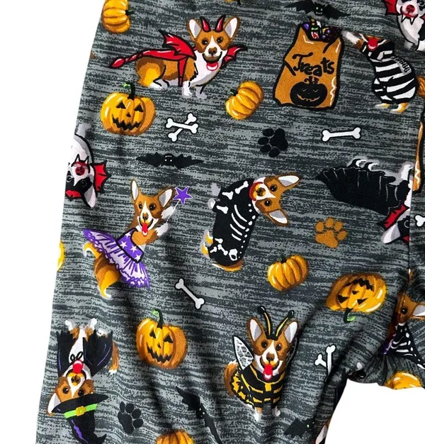 Time And Tru Halloween Corgi High Waist Leggings Size XL - Image 3