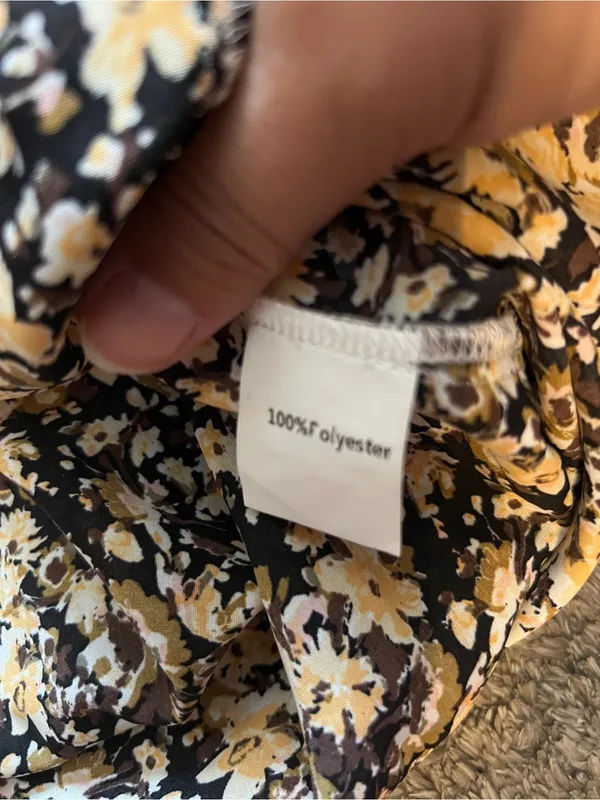 Petal & Pup Oona Midi Dress In Black Ditsy Floral XS nwt HTF - Image 10
