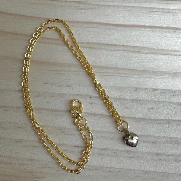 Dainty Puffy heart Pendant necklace - Image 7