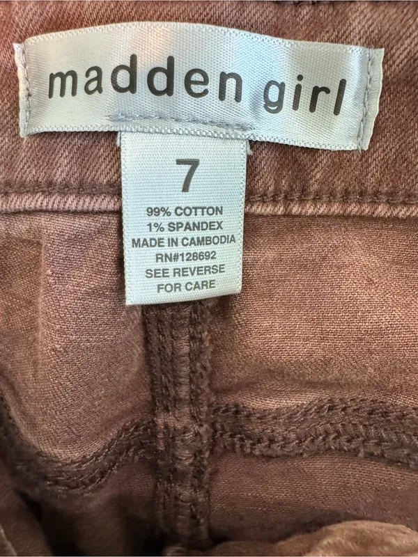 NWT Madden Girl Brown Low rise bootcut Jeans Size 7 - Image 9