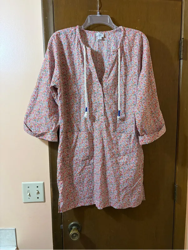 J. Crew Liberty Fabric Eloise Floral Beach Cover-up Dress - Image 2