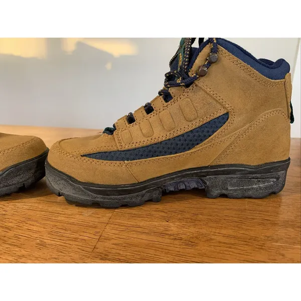 Hi-Tec Boots Lady Trilogy Hiking‎ Boots Womens Size 6.5 Tan and Green Model 5303 - Image 4