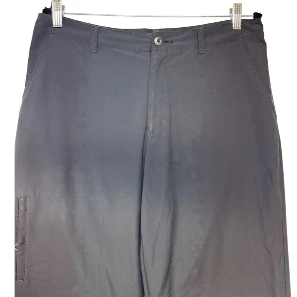 Patagonia Womens Hiking Pants Black Size 14 Straight Leg‎ Outdoor Trail Trousers - Image 3