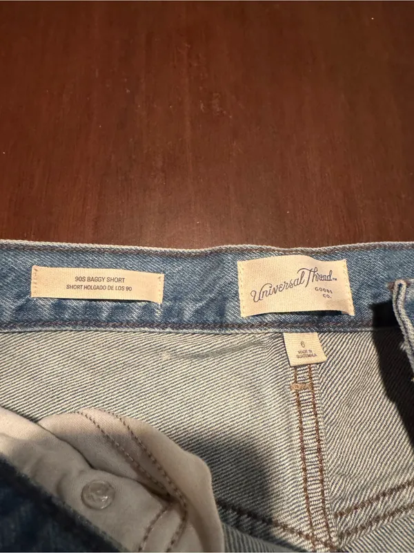 Universal thread: Light Blue Distressed Denim 90’s Baggy Shorts - Image 5