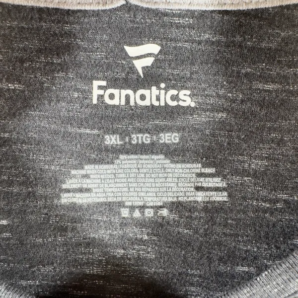 1690 | NWT Fanatics New England Patriots NFL Graphic V-Neck Tee Gray‎ Women 3XL - Image 5