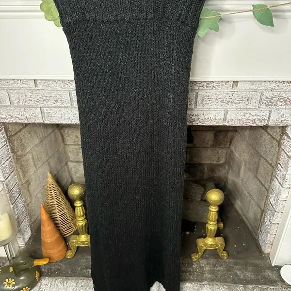 Bohme Charlotte Knit Maxi Skirt XS NWT Black Stretch Modest Minimalist - Image 3