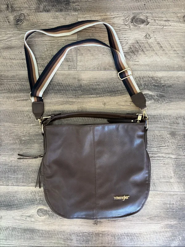 Wrangler Vintage Leather Hobo Bag - Image 3