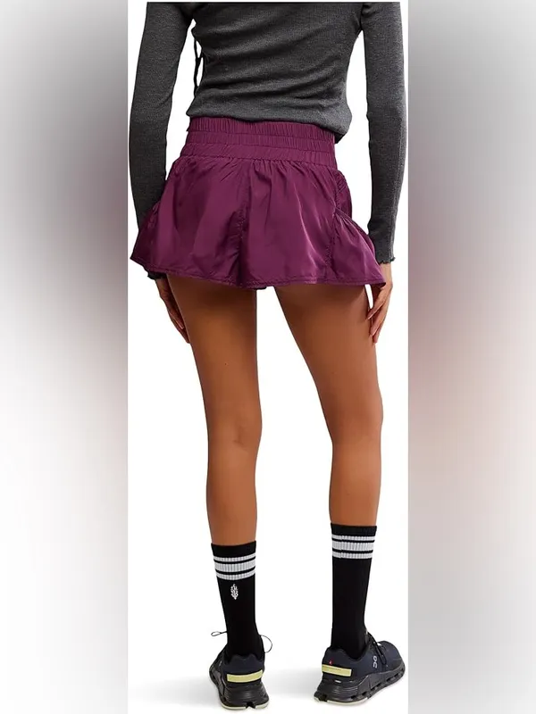NWT Free People Movement Get Your Flirt On Black Cherry Size Large - Image 3