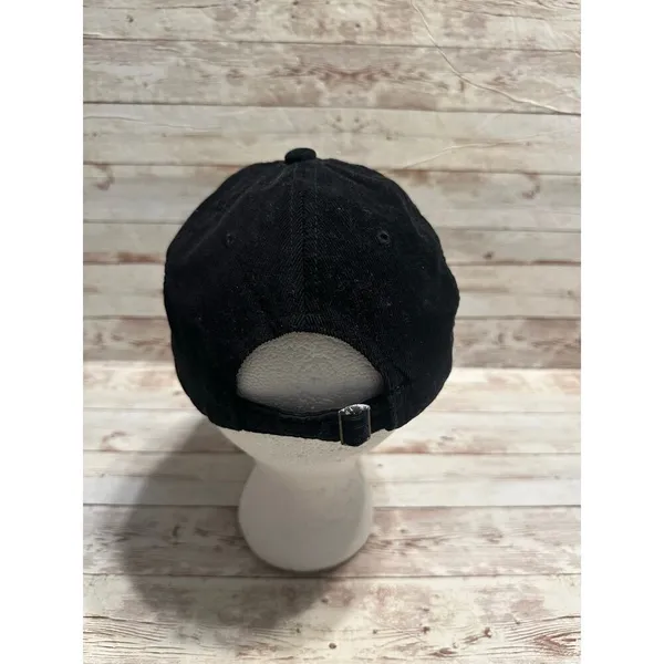 Do Everything In Love "Wish You Were Beer" Corduroy Baseball Cap One-Size Black Novelty Funny Hat - Image 3