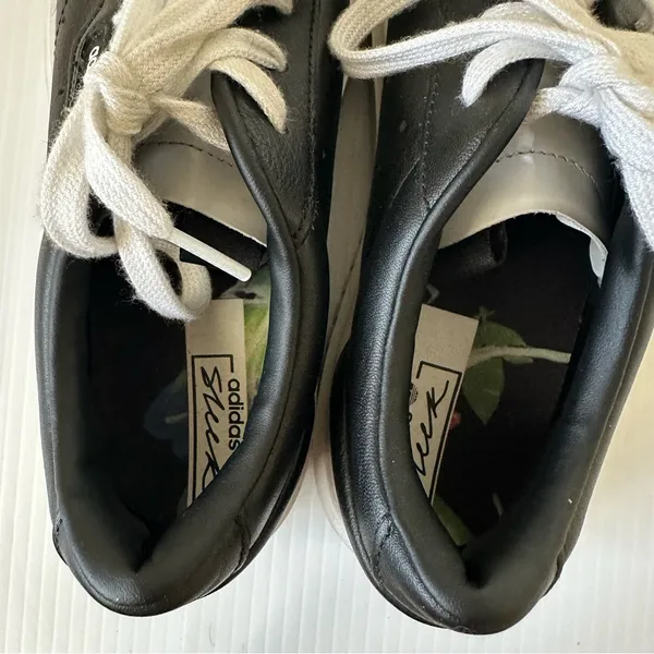 Adidas Womens Sleek Super EE4519 Black Platform Athletic Shoes, 7 - Image 4