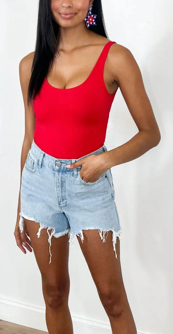 Talulah Freeme Red Bodysuit From Shop - Image 2
