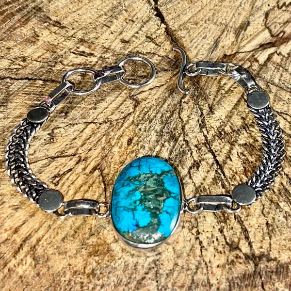 Cloud Mountain Turquoise Bracelet 7” - Image 7