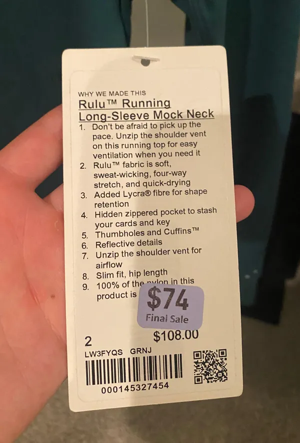Lululemon Long Sleeve Top - Image 6