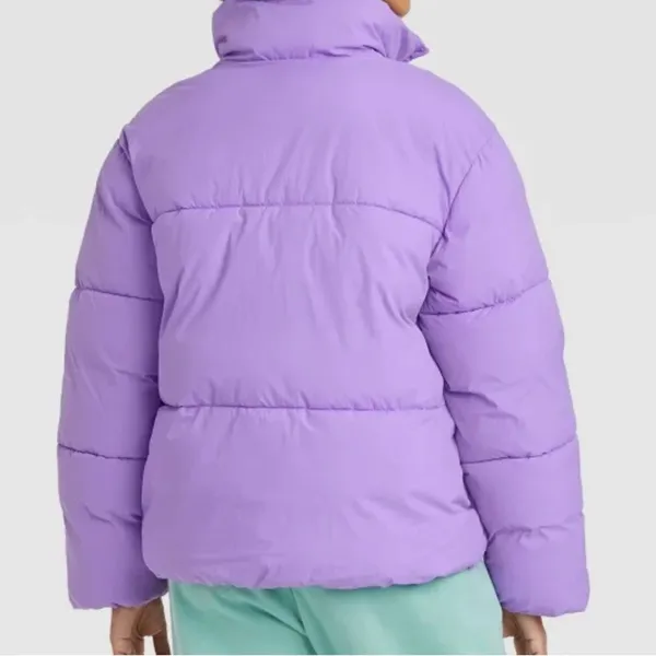 Light Purple Puffer Jacket - Image 2