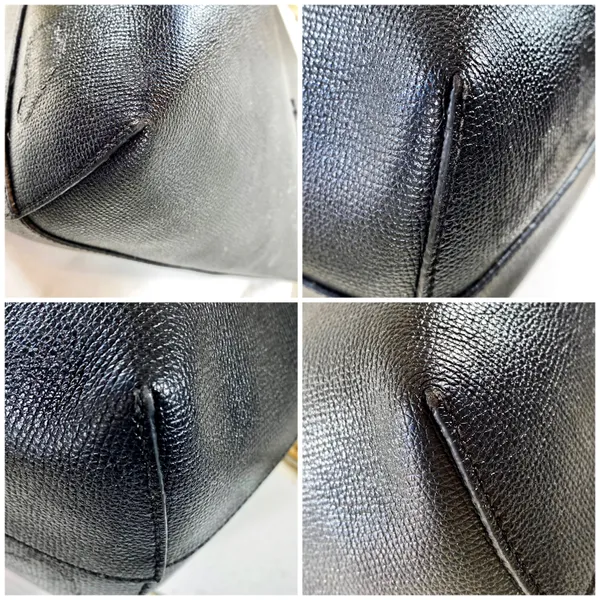 Fendi Textured Leather Logo Shopping Tote & Detachable Pouch - Image 17