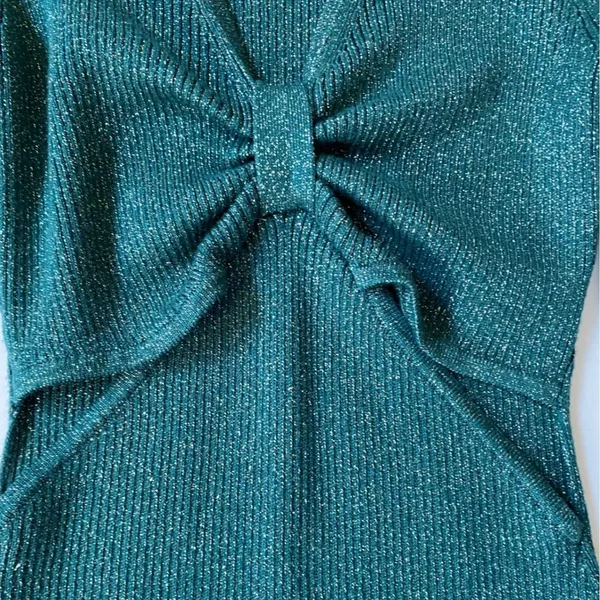 Abercrombie & Fitch Long Sleeved Knot‎ Front Mini Dress- S EUC - Image 12