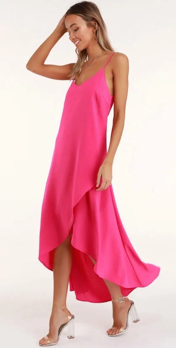 Lulus High Low Maxi Dress - Image 2
