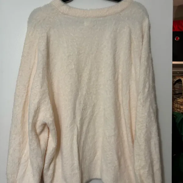 Aerie Soft Cream Crew Neck Sweater - Image 4