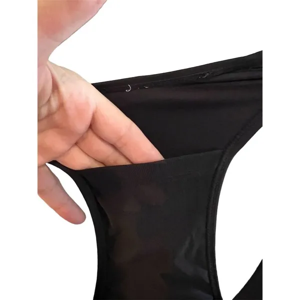 Black Racerback Sports Bra Size 34 High-Impact Support Wireless Activewe… - Image 2