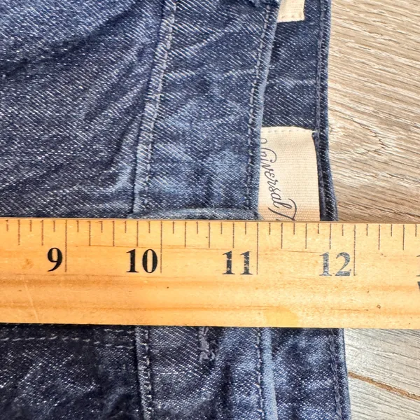 Universal Thread Denim Shorts High Rise Cuffed Raw Hem Blue Womens Size 10‎ R - Image 8