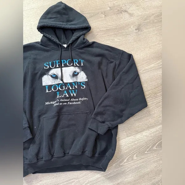 •GILDAN• LOGAN’S LAW HOODIE - Image 5