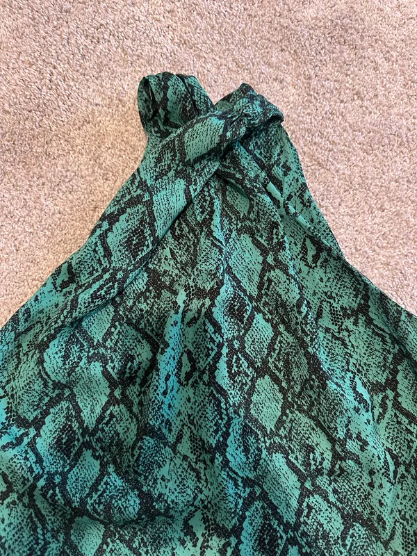 Do+Be Snakeskin Halter Top - Image 2